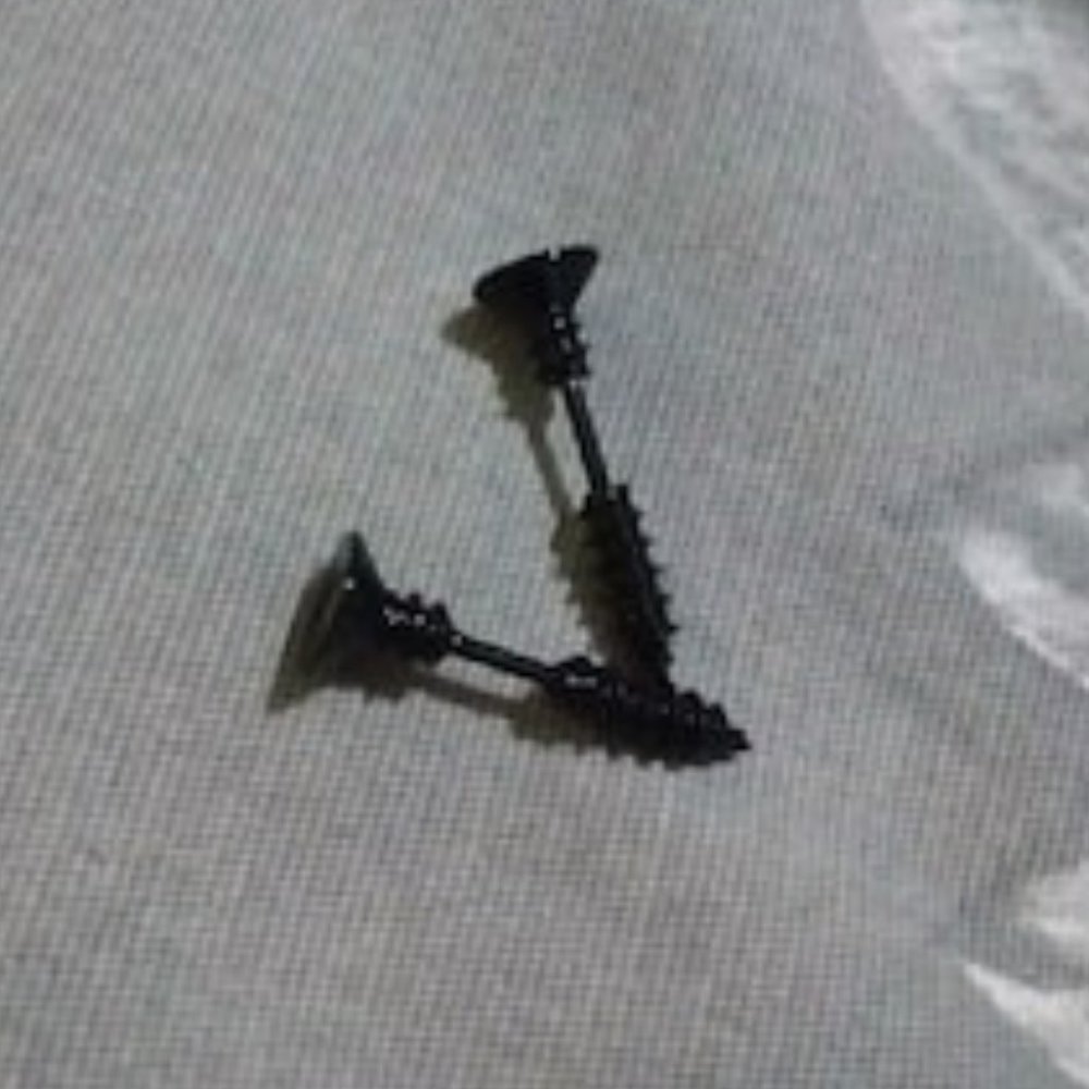 ⚡3/$20⚡ Black Screw Earrings